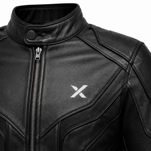Blouson de moto en cuir inspiré des courses |   Noir Rouge Bleu |   Fabricant OEM ODM |   Qualité de conception haut de gamme |   Vêtements de course - Product Image 4