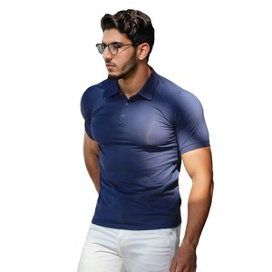 Chemises Polo Classiques Unies en Gros pour Hommes - Product Image 1