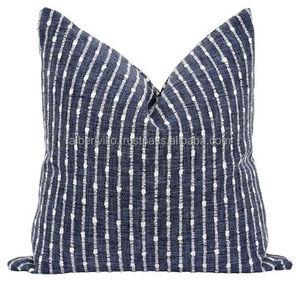 Funda de cojín tejida Jacquard tradicional grande patrón geométrico elegante para funda de almohada de cama de estilo moderno de tacto Vintage - Product Image 2