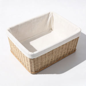 Cesta de Almacenamiento Rectangular Clásica Lea Design International, Diseño Limpio y Acogedor - Product Image 2