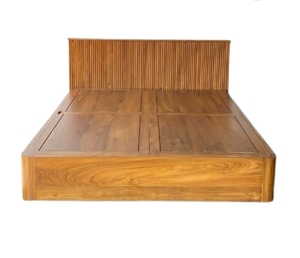 Modern Solid Wood Bed <b>Frame</b> Minimalist Design Bedroom Furniture - Product Image 6