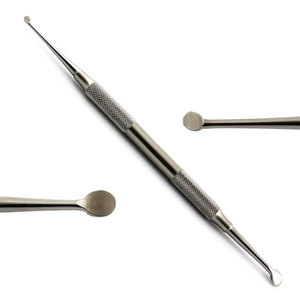 JACKBILLY Kit de Microcirugía Oral Dental Manual de Acero Inoxidable 7 Piezas: Elevador Perióstico, Retractor de Mejillas, Pinzas de Precisión - Product Image 4