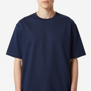 Camisa Casual de Verano para Hombre, 100% Algodón, Corte Regular, Cuello Redondo, Manga Corta, Secado Rápido, Ecológica y Transpirable - Product Image 1