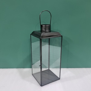 Farol de Vela Moderno de Metal y Vidrio, Decorativo para Mesa, para Decoración del Hogar, Bodas, Ramadán, Navidad - Product Image 2