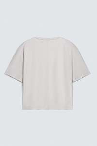 เสื้อยืดผู้ชายทรงหลวมโอเวอร์ไซส์ ผ้าฝ้าย ไหล่ตก สไตล์ลำลอง สตรีทแวร์ เรียบง่าย ปรับแต่งได้ ผู้จำหน่ายเสื้อยืด - Product Image 4