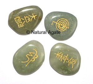 Banded Agate Oval Usui Reiki Set | Wholesale Chakra - Reiki set - Product Image 6