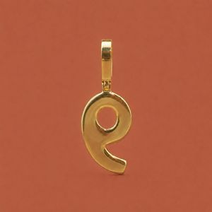 Pendentif porte-bonheur numéro en argent 925, avec breloques Moissanite VVS style Hip Hop, serties de pierres, testées au diamant - Product Image 4