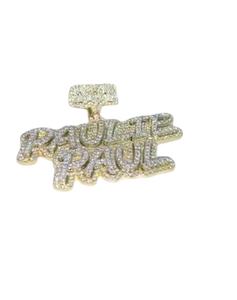 Pendentif personnalisé avec photo Paulie Paul, bijoux fins sertis de pierres, pendentifs et breloques, collier hip hop - Product Image 2