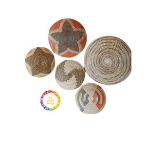 Plato colgante de algas marinas ecológico duradero, hecho a mano en Vietnam para interiores bohemios - Product Image 5