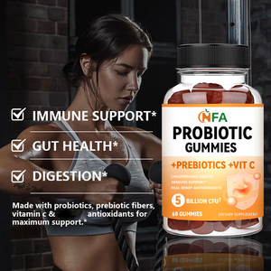 Gomitas probióticas de Salud de etiqueta privada OEM, prebiótico, vitamina C, apoyo inmunológico para niños y adultos, gomitas antioxidantes de bayas reales - Product Image 6