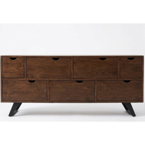 ตู้ลิ้นชักไม้มะม่วงอุตสาหกรรมแบบโมดูลาร์  รักษ์โลก ความจุขนาดใหญ่ หลายลิ้นชัก  ตู้โต๊ะเครื่องแป้งระดับไฮเอนด์ - Product Image 1