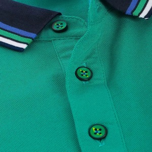 เสื้อโปโลผู้ชายขายส่ง พิมพ์โลโก้ตามสั่ง เสื้อโปโลผู้ชายไซส์ใหญ่ เสื้อโปโลผู้ชายแบบเรียบ - Product Image 4