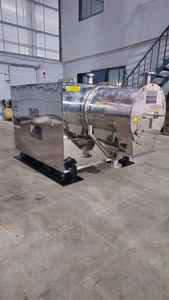 Centrifugeuse horizontale robuste en acier inoxydable SS 2205, 25 CV, 220 V, capacité de séparation industrielle de 100 à 1000 kg/h - Product Image 4