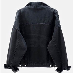 Veste en jean décontractée de haute qualité pour femmes, faible MOQ, nouvelle collection, vestes en jean pour hommes et femmes, vente en gros, vestes personnalisées - Product Image 2