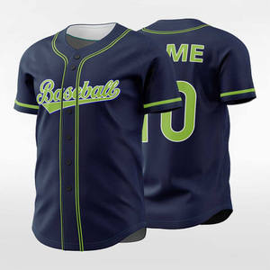 Maillot de baseball personnalisé en polyester pour homme, sublimation, maillots de softball unis, vêtements de sport personnalisés, maillots de baseball - Product Image 1