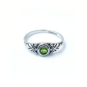 2.4 Grams <b>Peridot</b> Fashion <b>Ring</b> - Product Image 2