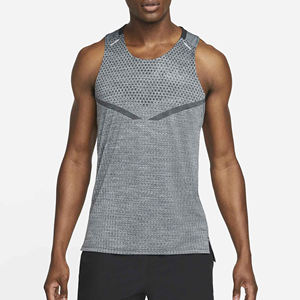 Men's <b>Red</b> Solid Crew Neck Quick Dry Breathable Polyester/Cotton Casual Plus Size Summer <b>Tank</b> <b>Top</b> - Product Image 3