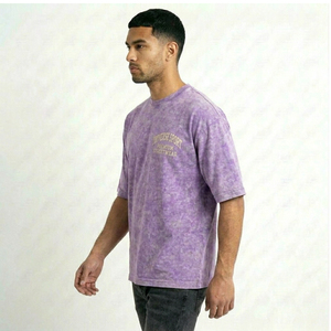 Camiseta de Gran Peso CORE-MODERN, Camiseta Urbana de Corte Holgado VANTAGE, Camiseta con Hombros Caídos URBAN-DRAFT - Product Image 6