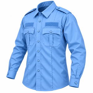 Camisa de Guardia de Seguridad Personalizada para Hombre, Manga Larga, Uniforme de Trabajo, Camisa de Trabajo, Uniforme de Guardia Personalizado para Hombre - Product Image 3