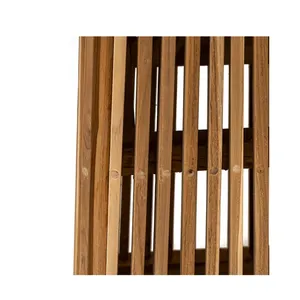 Mesa de Comedor Plegable de Madera de Teca Sólida, Ecológica, para Cafetería y Restaurante, Muebles Modernos y Duraderos para Hostelería, OEM ODM - Product Image 5