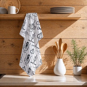 Printed Design Personalized Cotton <b>Kitchen</b> <b>Towels</b> Custom size and color <b>kitchen</b> <b>towel</b> for <b>kitchen</b> use - Product Image 1