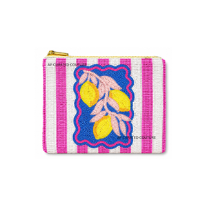 Porte-monnaie en forme de planche de surf fait main avec perles, mini pochette zippée, thème plage créatif, accessoire unisexe, perles de rocaille personnalisées, artisanat fait main - Product Image 6