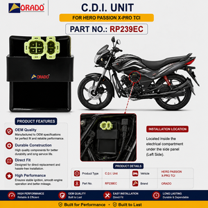 Unité CDI Hero Passion X Pro TCI de qualité export pour pièces détachées de deux-roues Inde Orado - Product Image 6