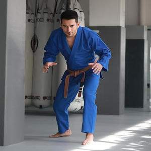 ชุดยูโดบราซิลเลี่ยนยิวยิตสู MMA Gi น้ำหนักเบา ระบายอากาศได้ดี แห้งเร็ว 240 กรัม สำหรับทุกเพศ 100% ผ้าฝ้าย สีดำ - Product Image 5