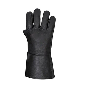 Gants de soudage TIG durables en cuir de chèvre avec fonctions anti-coupure, résistantes à la chaleur et anti-vibrations, disponibles à la vente - Product Image 3