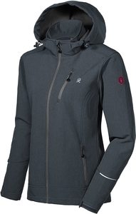 Veste matelassée à capuche slim blanche pour homme, imperméable, coupe-vent, fermeture éclair, col montant, polyester recyclé, garniture en fourrure de mouton - Product Image 4