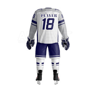 Uniforme de hockey sur glace professionnel respirant 100% polyester coupe ample, dernier design, haute qualité - Product Image 3