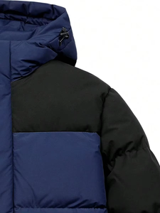 Chaqueta Acolchada de Lona Impermeable y Transpirable para Hombre, con Cuello Alto, Diseño Personalizado con Logotipo, para Invierno y Actividades al Aire Libre - Product Image 4
