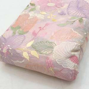 Malty embroidery fabric custom fancy textile fabric net fabric organza fabric for fashion garment wholesale export global supply - Product Image 1