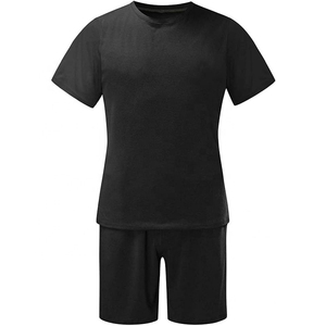 Conjunto de Dos Piezas de Verano con Logotipo Personalizado, Camiseta sin Mangas y Pantalones Cortos para Gimnasio, Conjunto Deportivo Holgado con Lavado Ácido para Hombre - Product Image 5