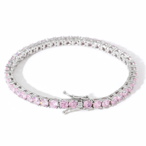 Bracelet Hip Hop Iced Out de fabrication indienne avec pierres Moissanite certifiées, disponible au prix d'usine depuis l'Inde - Product Image 4