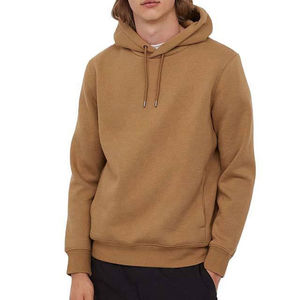 เสื้อฮู้ดแบบสวม Unisex ผ้าฝ้าย 100% สำหรับฤดูหนาว ผ้าฟลีซอุ่นสบาย มีเชือกผูก ปรับแต่งลายพิมพ์ ปักโลโก้ สำหรับผู้ชาย เป็นมิตรกับสิ่งแวดล้อม กันน้ำ - Product Image 3