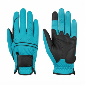 Gants d'équitation professionnels pour hommes et femmes, durables, antidérapants, avec une tenue confortable et sécurisée du poignet - Product Image 1