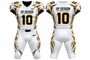 Custom American Football Uniform Set Mens <b>Padded</b> Jersey and <b>Pants</b> Sublimation Sportswear Team Football Uniform Custom Design Pro - Product Image 3