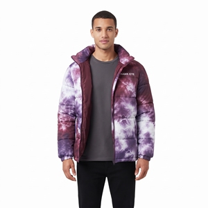Wholesale Men Winter <b>Padded</b> Jacket Puffer Coat High Quality Full Zip Cold Weather Outerwear Fashion Streetwear - Product Image 3