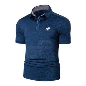 Chemise polo en coton piqué classique, élégante, légère, confortable pour les hommes, idéale pour les activités décontractées, les voyages, le sport quotidien. - Product Image 2