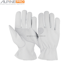 Alpine Industries OEM <b>Driver</b> <b>Gloves</b> Grained Goatskin Leather Safety Anti-Slip/Anti-Cut/Anti-Impact Custom Color/Size Wholesale - Product Image 4