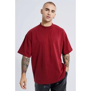 T-shirt en coton streetwear imprimé sur mesure, t-shirt épais délavé, t-shirts graphiques oversize pour hommes - Product Image 2