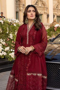Ensemble de mariage et de fête Shalwar Kameez fait main, design brodé de sequins, en mousseline de soie, 3 pièces, respirant, prix de gros - Product Image 5