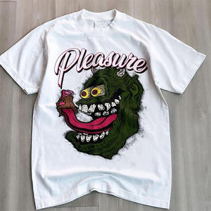 T-shirt 100% coton anti-boulochage 200g en jersey, service OEM, coupe classique pour homme, col rond, imprimé uni - Product Image 4