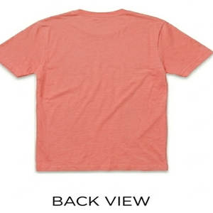 Diseño de camiseta gráfica sencilla en color rojo claro y estilo personalizado para looks modernos y a la moda. - Product Image 4