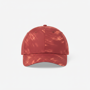Unisex <b>Baseball</b> <b>Cap</b> Red Marble Pattern Breathable Polyester Casual Adjustable Hat For Adults Spring Summer - Product Image 2