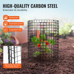 Confezione da 6, diametro 12,6 piedi. Rete Protettiva per Piante X 14FT H, Rete da Giardino per Piante da Esterno, Gabbie Protettive in Rete Metallica per Polli - Product Image 3
