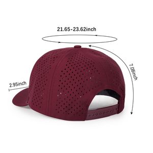 หมวกตาข่ายทนทานต่อน้ำสำหรับทุกเพศหมวกสแนปแบคแบบแห้งเร็ว - Product Image 5