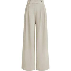 Pantalones de Vestir de Pierna Ancha para Mujer, Cintura Alta, Casuales de Negocios, Holgados - Product Image 1