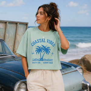 T-shirt ample pour femme en coton peigné respirant et antibactérien, idéal pour un usage décontracté - Product Image 1